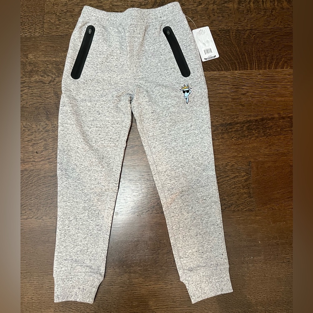 GOAT NEW with Tags boys medium grey sweatpant jogger